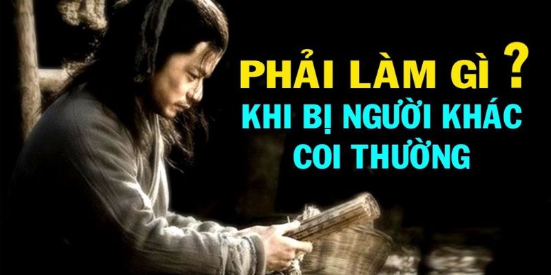 STT khi bị coi thường bày tỏ sự không chấp nhận sự hạ thấp