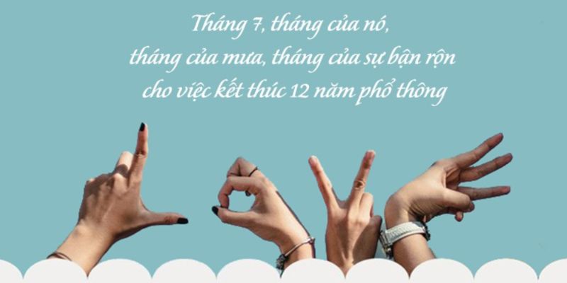 Tháng 7, mùa hè nóng bỏng nhưng cũng là mùa của yêu thương